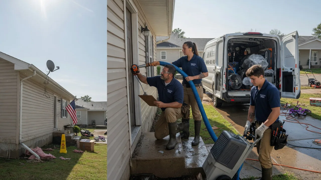 Ceiling Water Damage Restoration in Badin, NC near me